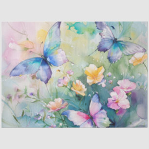 Een lente vlinder serie ontwerp #14 tissuepapier