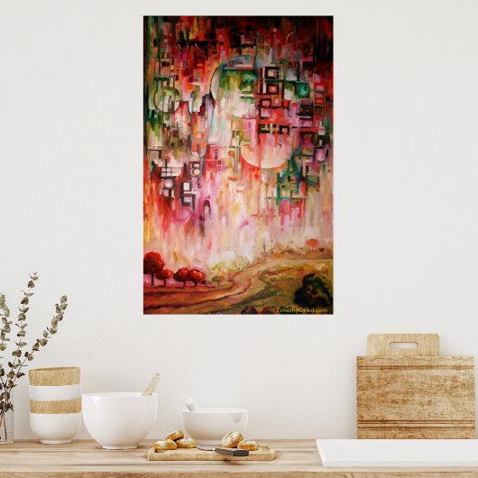 Een lentefever - Canvas Print (Keuken)