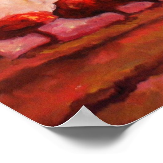 Een lentefever - Canvas Print (Hoek)