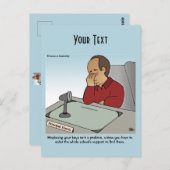 Een les in leiderschap Briefkaart (Voorkant / Achterkant)