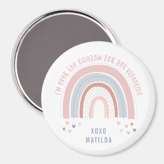 Een leuk cadeau voor valentijn in het klaslokaal. magneet (Voorkant / Achterkant)