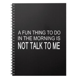 Een leuk ding om te doen notitieboek