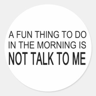 Een leuk ding om te doen ronde sticker