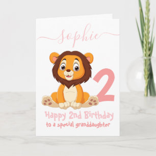 Een leuke 2e verjaardag vieren kaart