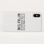 Een leuke bezigheid Case-Mate iPhone case (Achterkant (horizontaal))
