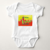 Een leuke dag en een betere nacht olieverfschilder romper (Voorkant)