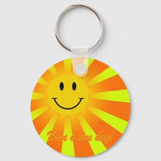 Een leuke dag! sleutelhanger (Voorkant)