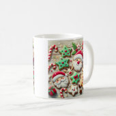 Een leuke en lieve kerstkoekje mok (Voorkant rechts)