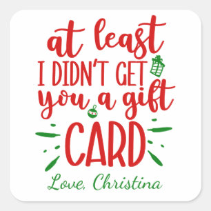 Een leuke grappige typografie Kerstcadeau tags Xma