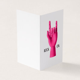 Een leuke kaart voor de rocker in je leven