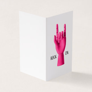 Een leuke kaart voor de rocker in je leven