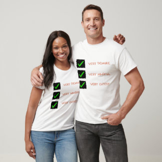 Een leuke persoonlijkheid t-shirt