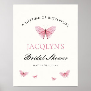 Een Leven Lang Vlinders Jacqlyns Poster