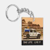 ÉÉN LEVEN. LEVEN HET. SLEUTELHANGER (Voorkant Links)