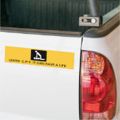 Een leven redden bumpersticker (Op Truck)