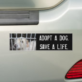 Een leven redden bumpersticker (Op auto)