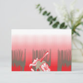 Een levendig grafisch ontwerp is voorzien van een bedankkaart (Staand voorkant)