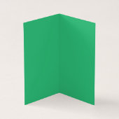 Een levendig groen blad met prominente aderen en e kaart (Binnen)