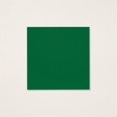 Een levendig groen blad met verschillende aderen i vierkante visitekaartjes (Achterkant)