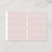 Een levendig tapijt met een ingewikkelde geometris afsprakenkaartje (Voorkant)