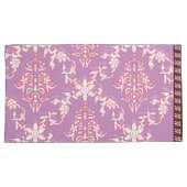 Een levendig textielontwerp met een ingewikkeld pa kussensloop (Voorkant-Rechts)