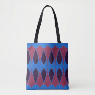 Een levendig trendy multiple color klassiek ontwer draagtas