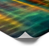 Een levendige Waterverf van New York - Poster (Hoek)