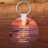 Een libel om me te herinneren sleutelhanger (Voorkant)