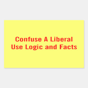 Een liberale Sticker verwarren