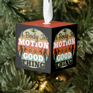 Een lichaam in beweging - Meisjes Gymnastiek Minds Kubus Ornament