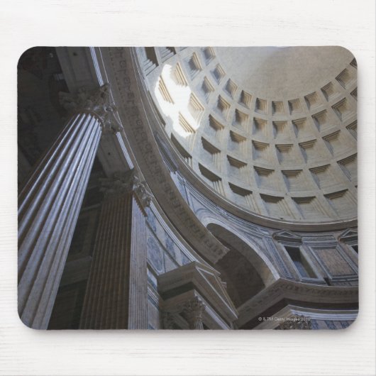 Een lichtas door de oculus in de muismat (Voorkant)