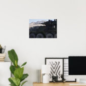 Een lichte gepantserde brand poster (Thuiskantoor)