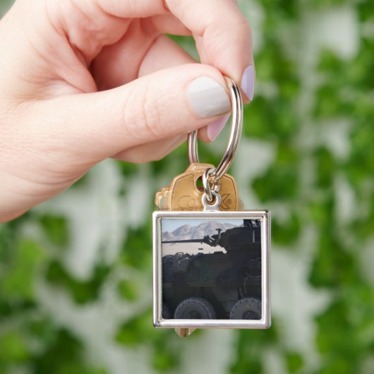 Een lichte gepantserde brand sleutelhanger (Hand)