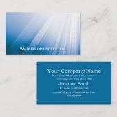 Een lichte Visitekaartje weergeven (Voorkant / Achterkant)