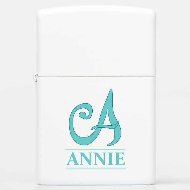 Een Lichter met Monogram Zippo (Voorkant)