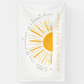 Een lichtstraal zonneschijn is hier bijna spandoek (Verticaal)