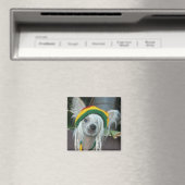 Een liefde Chinees Crested Rasta Hondenmagneet Magneet (Insitu (Vaatwasser))