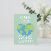 Eén liefde, één Aarde, Dag van de Aarde, red onze Briefkaart (Staand voorkant)
