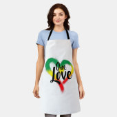 Een Liefde Een Hart Reggae VibesEen Liefde Een Har Schort (Gedragen)