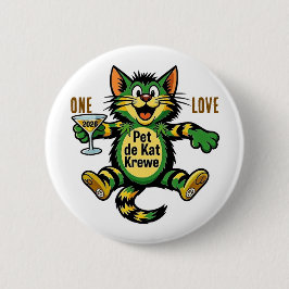 ÉÉN LIEFDE ÉÉN KAT RONDE BUTTON 5,7 CM