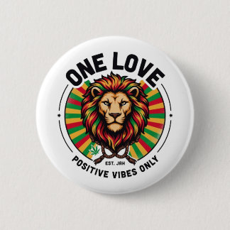 één liefde ronde button 5,7 cm