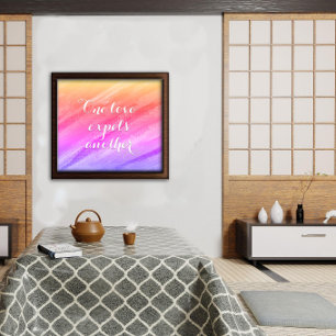 Een liefde zet een ander aanmoedigings-poster uit poster