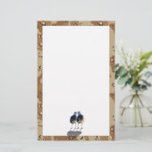 Een Liefdesbrief - Camouflage Hart Briefpapier (Staand voorkant)