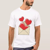 Een liefdesbrief t-shirt (Voorkant)