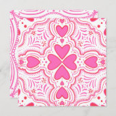 Een liefdevol feest kaart (Voorkant / Achterkant)