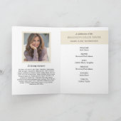 Een liefdevol foto-Memorial-programma Programma (Binnen)