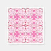 Een liefdevol hart servet (Voorkant)