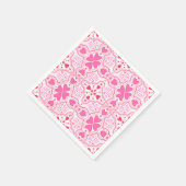 Een liefdevol hart servet (Hoek)