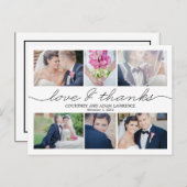 Een liefdevol schrijven bruiloft Hartelijk dank -  Briefkaart (Voorkant / Achterkant)