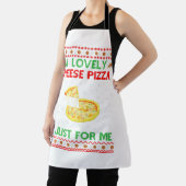 Een liefdevol Shirt van Pizza, alleen maar Funny K Schort (Insitu)